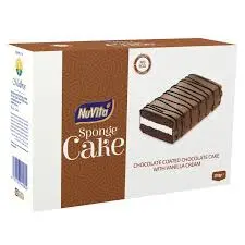 Nuvita Chocolate Coated Choco & Vanilla Cream Cake 200G